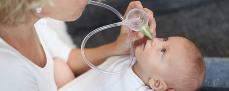 How to use baby nasal aspirator?