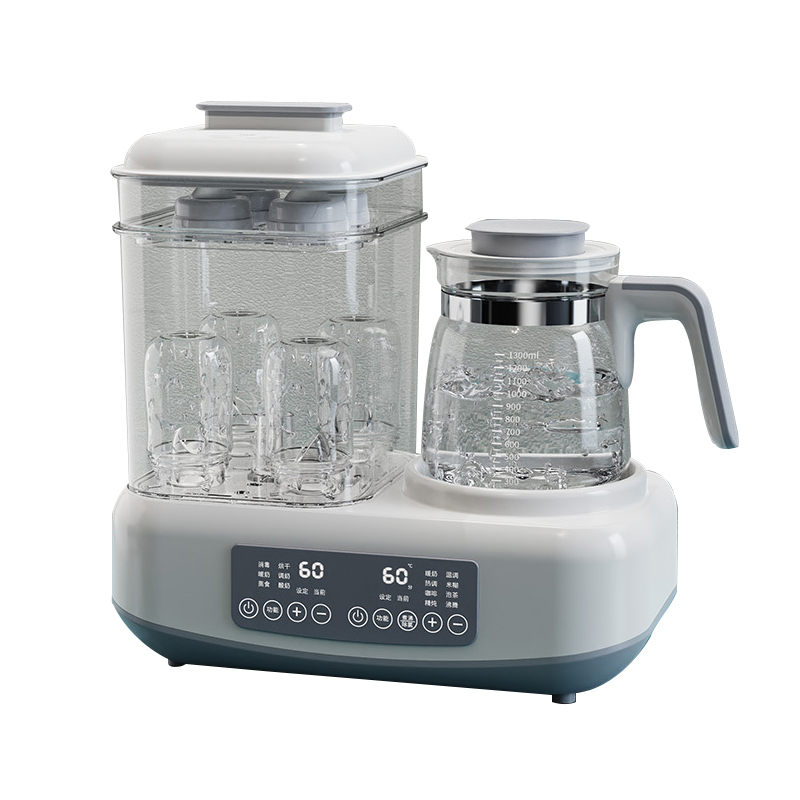 Multifunctional Baby Milk Glass Kettle with Thermostat & Sterilizer Dryer