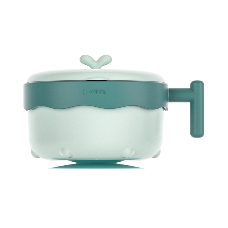 Water-filled Insulation Infant Warmer Bowl With Lid, Stainless Steel
