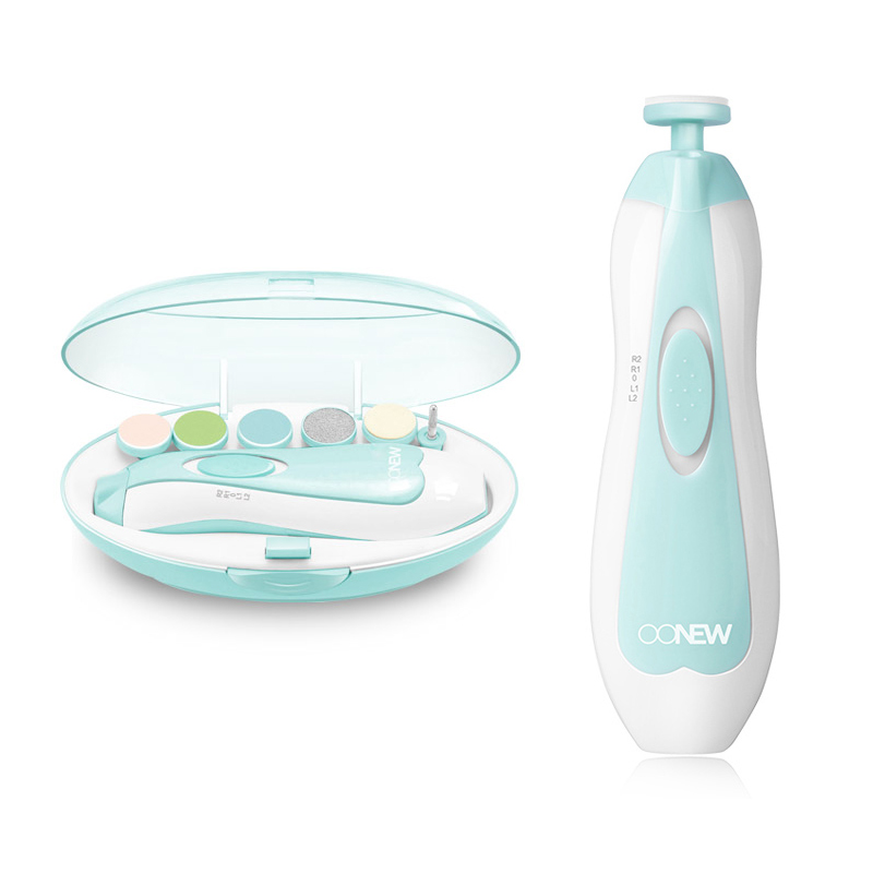 6 in 1 Electric Baby Nail File, Newborn Safe Manicure Set