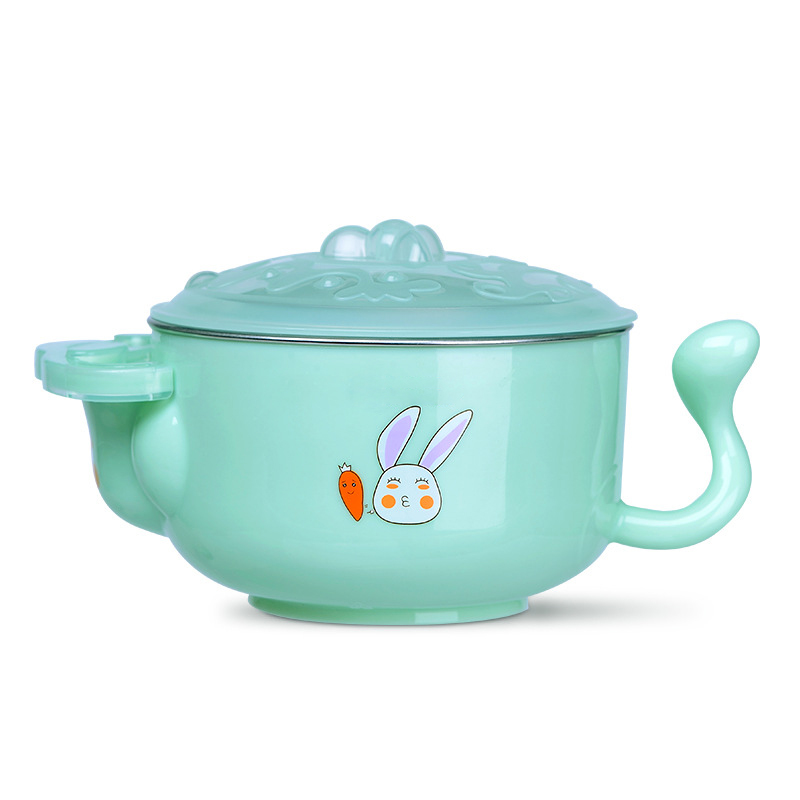 Baby Stainless Steel Insulated Suction Bowl Set, Detachable & Safe