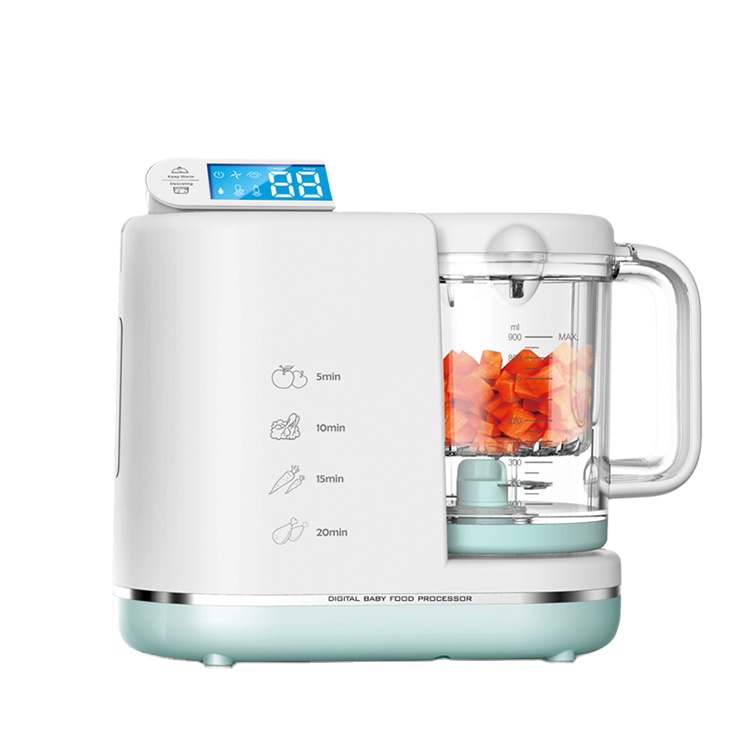 6-in-1 Smart Control Infant Feeding Food Processor with Sterilizer & Warmer