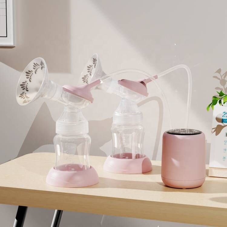 Rechargeable Double Electric Breastpump with LED Display, Anti-Backflow