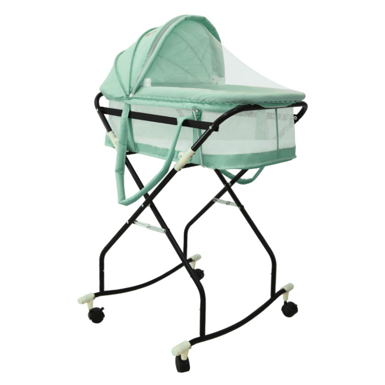3 in 1 Portable baby sleeping basket with swing function