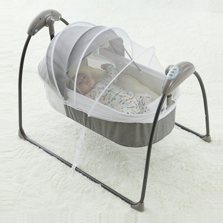 Automatic adjustable baby cradle swing for infant sleeping
