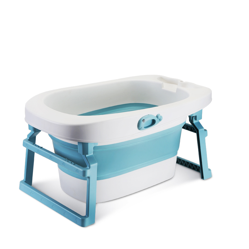 OEM folding portable bathtub for baby, stable & easily use