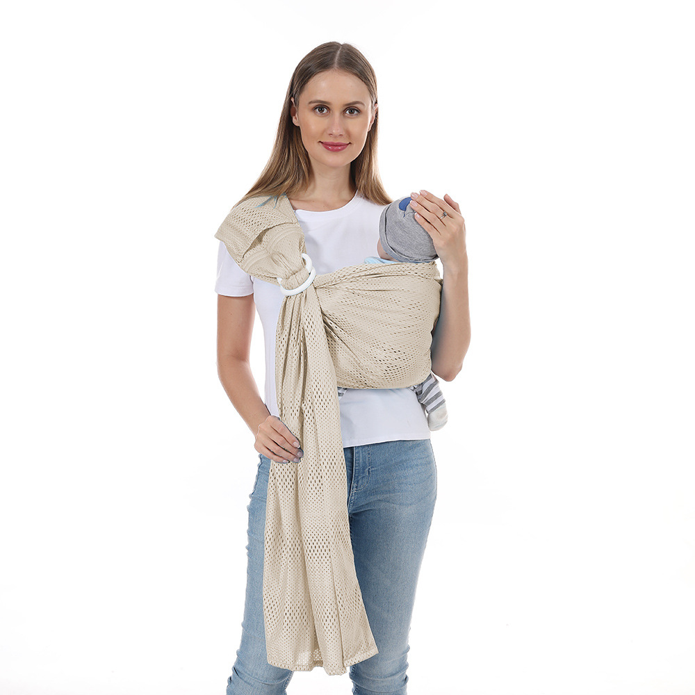 Sleeveless baby carrier with lumbar support