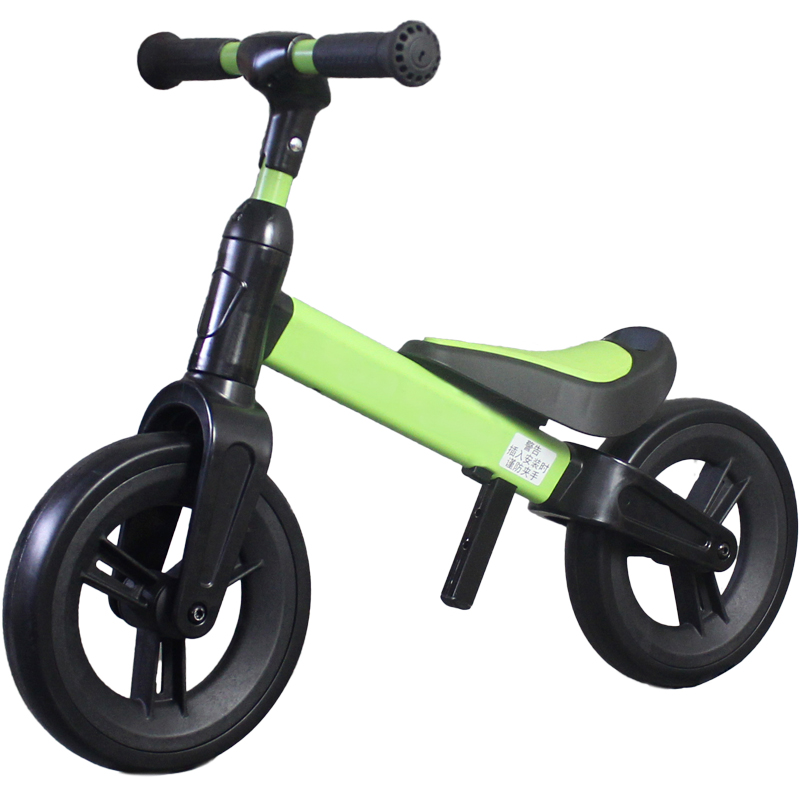 Robust children's balance bike, comfortable light baby bicycle