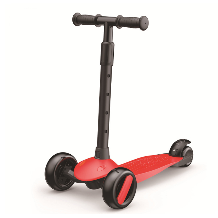 2022 Adjustable folable scooter for kids with 3 PU LED wheels