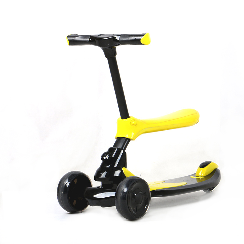 2-In-1 Kids Scooter with Seat, Outdoor Sports Toys, Birthday Gift