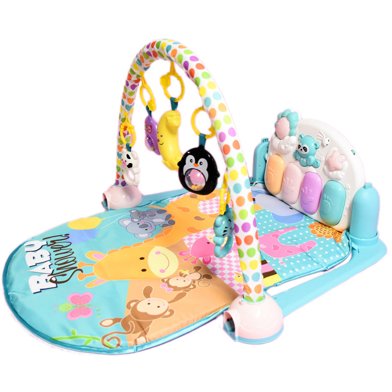 Baby Play Mat with Piano Toy Arch, Fitness Play Mat for Newborns