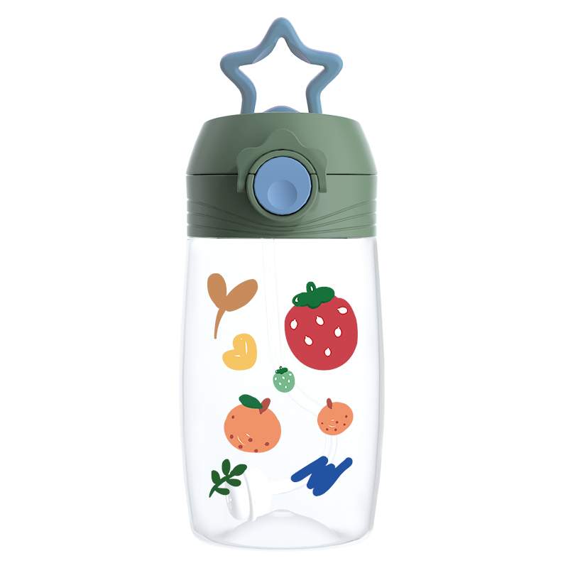 Click Lock Trainer Water Cup With Straw For Kids